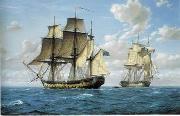 unknow artist Seascape, boats, ships and warships. 106 oil painting reproduction